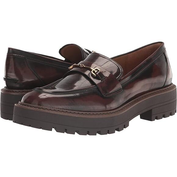 NWT Sam Edelman Women's Laurs Loafer Chestnut Brown 9 Medium - Picture 1 of 6